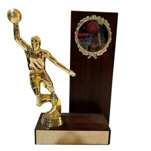 wood basketball Trophy